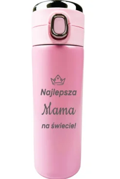 Kubek Termiczny z Grawerem Najlepsza Mama - Prezent dla Mamy na Dzień Matki Święta Urodziny
