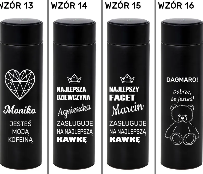 Kubek Termiczny z Grawerem - prezent dla mamy taty kobiety faceta dziewczyny chłopaka żony męża na urodziny święta