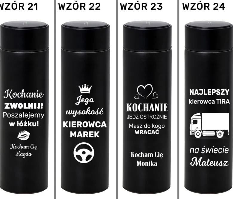 Kubek Termiczny z Grawerem - prezent dla mamy taty kobiety faceta dziewczyny chłopaka żony męża na urodziny święta