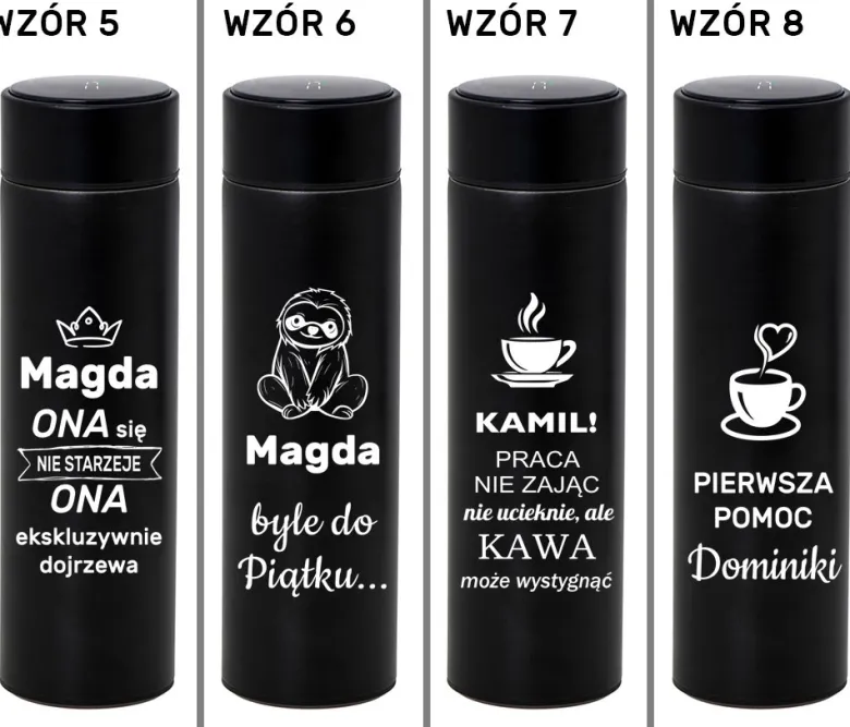 Kubek Termiczny z Grawerem - prezent dla mamy taty kobiety faceta dziewczyny chłopaka żony męża na urodziny święta