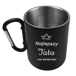 Kubek z Karabińczykiem + Karta Przeżycia Zestaw dla Taty - Prezent dla Taty na Dzień Ojca Święta Urodziny