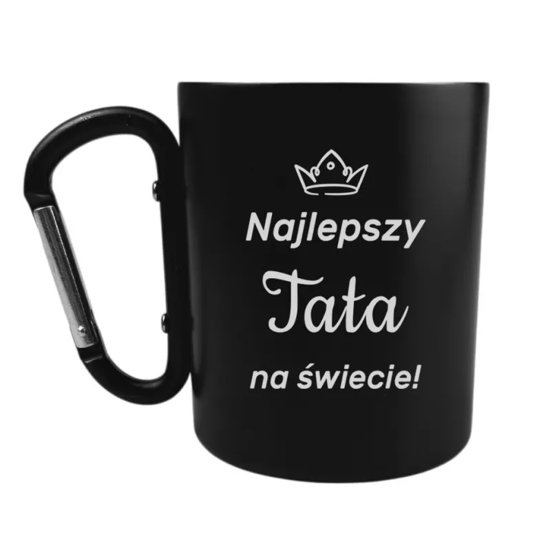 Kubek z Karabińczykiem Najlepszy Tata na Świecie - Prezent dla Taty na Dzień Ojca Święta Urodziny