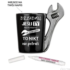 Kubek Złotej Rączki - prezent dla taty dziadka męża
