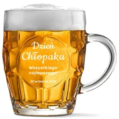 Kufel do Piwa z grawerem - prezent na Dzień Chłopaka