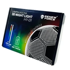Lampka Piłkarza z Imieniem - Prezent dla Chłopca 4 5 6 7 8 9 10 11 12 13 14 lat Dziecka na Urodziny Święta