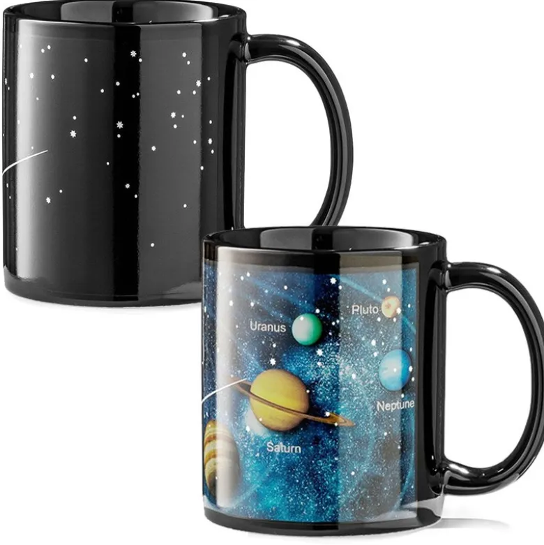 Magiczny kubek - Układ Słoneczny - prezent dla fana kosmosu astronauty