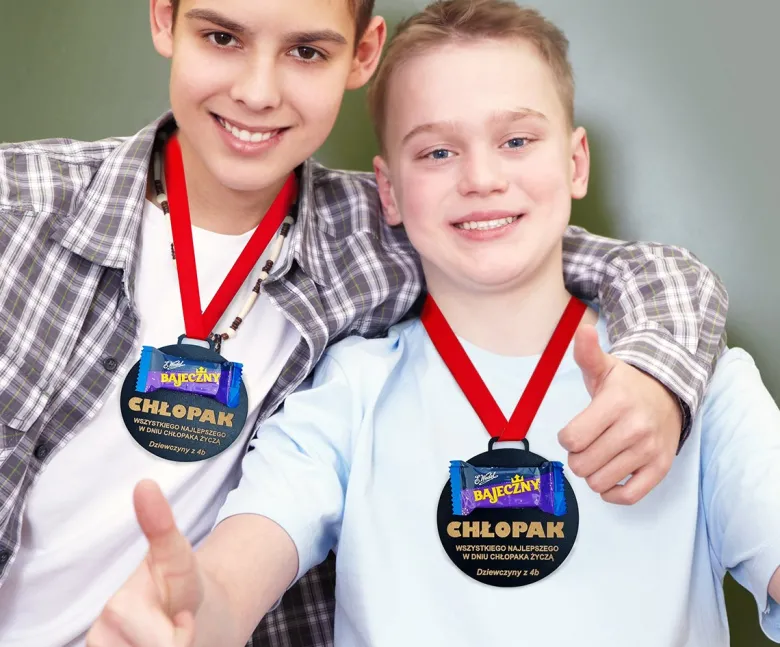 Medal Bajeczny Chłopak - prezent na Dzień Chłopaka do szkoły przedszkola