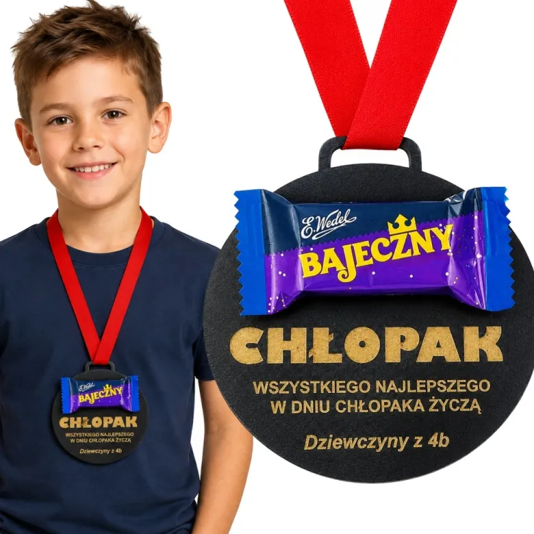 Medal Bajeczny Chłopak - prezent na Dzień Chłopaka do szkoły przedszkola