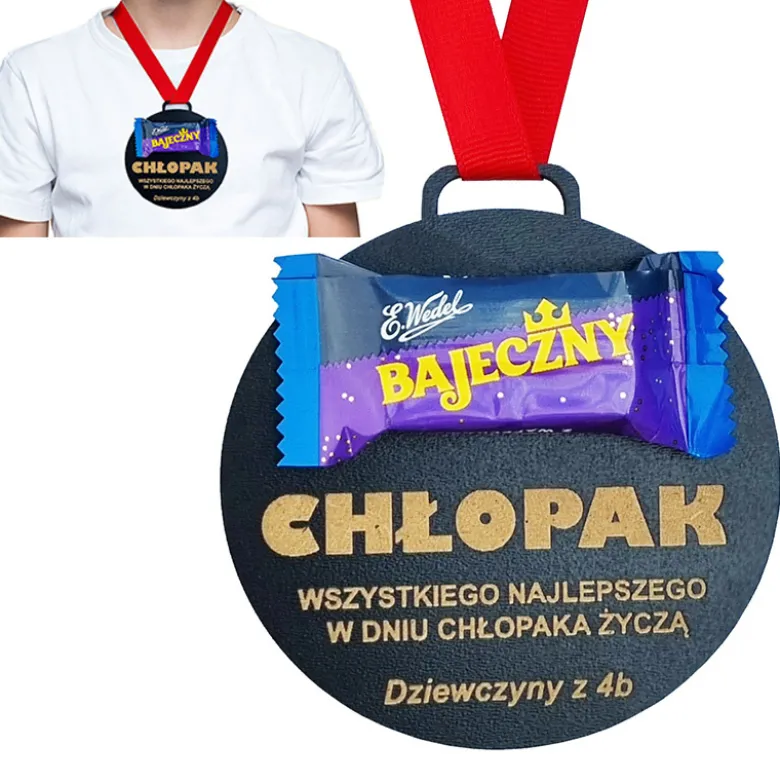 Medal Bajeczny Chłopak - prezent na Dzień Chłopaka do szkoły przedszkola