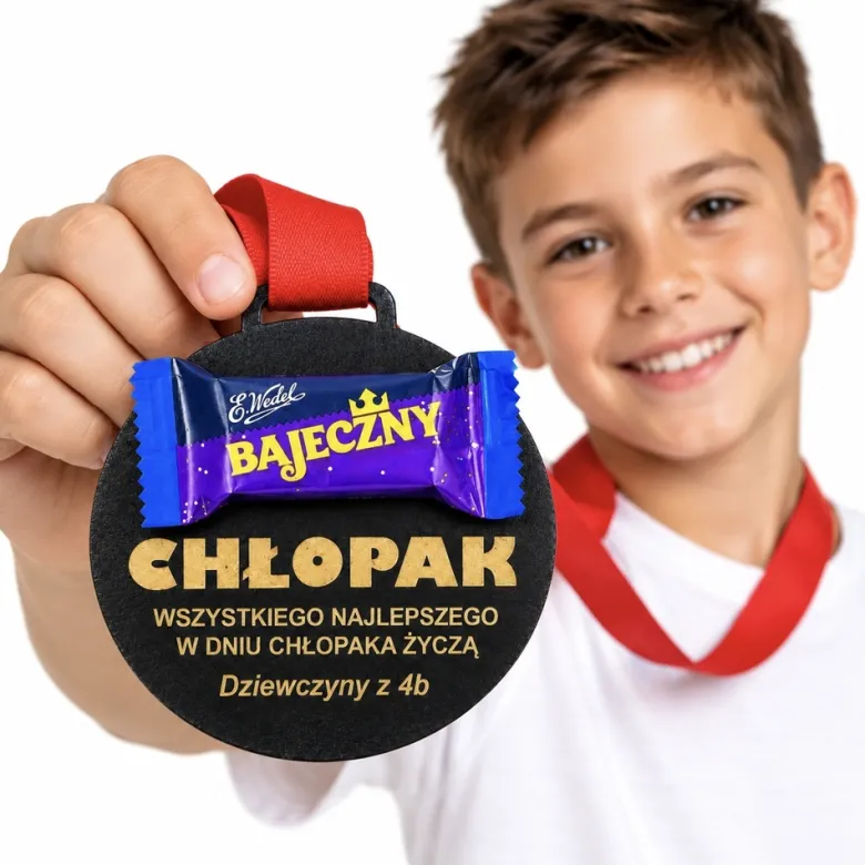 Medal Bajeczny Chłopak - prezent na Dzień Chłopaka do szkoły przedszkola