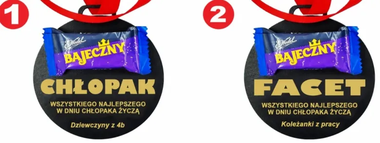 Medal Bajeczny Facet - prezent na Dzień Chłopaka dla Kolegi z Pracy Szkoły