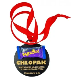 Medal Bajeczny Facet - prezent na Dzień Chłopaka dla Kolegi z Pracy Szkoły