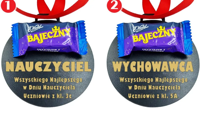 Medal Bajeczny Nauczyciel - prezent na Dzień Nauczyciela