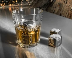 Metalowe KOŚCI DO GRY do drinków