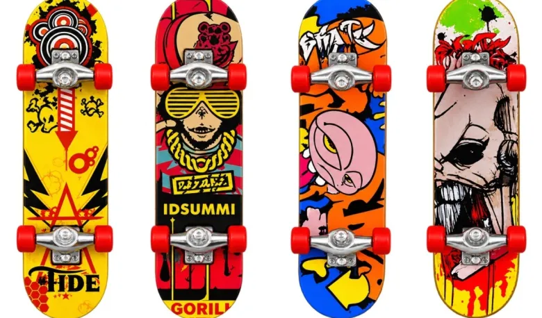 Mini Deskorolka na Palce Fingerboard + Życzenia - Prezent na Dzień Chłopaka do Szkoły Przedszkola Klasy