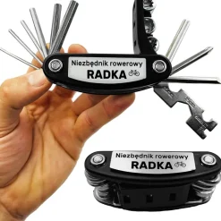 Multitool Rowerowy 16w1 z Grawerem - Prezent dla Męża Taty Chłopaka Brata Teścia Dziadka na Święta