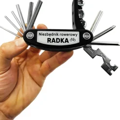 Multitool Rowerowy 16w1 z Grawerem - Prezent dla Męża Taty Chłopaka Brata Teścia Dziadka na Święta