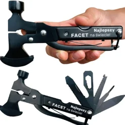 Multitool 17w1 dla Faceta Chłopaka Męża - prezent na Dzień Chłopaka Urodziny Święta