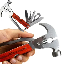 Multitool 8w1 z Grawerem Najlepszy TATA na świecie - Prezent dla Taty na Dzień Ojca Urodziny Święta