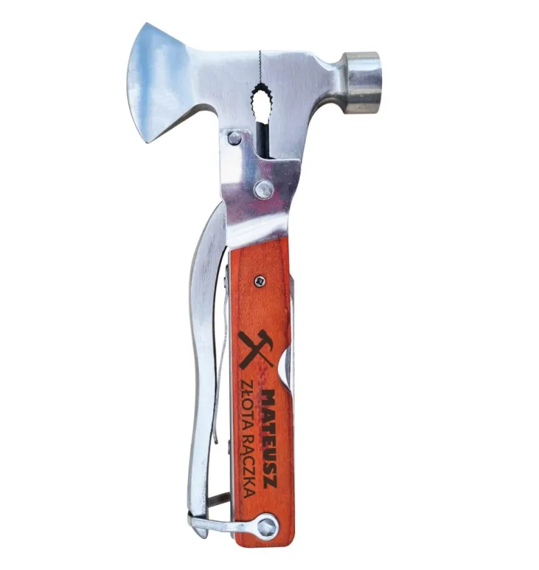 Multitool 12w1 z grawerem - prezent dla taty dziadka faceta