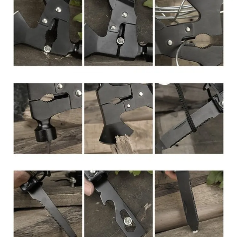 Multitool 17w1 z grawerem - prezent dla faceta chłopaka męża taty na urodziny święta