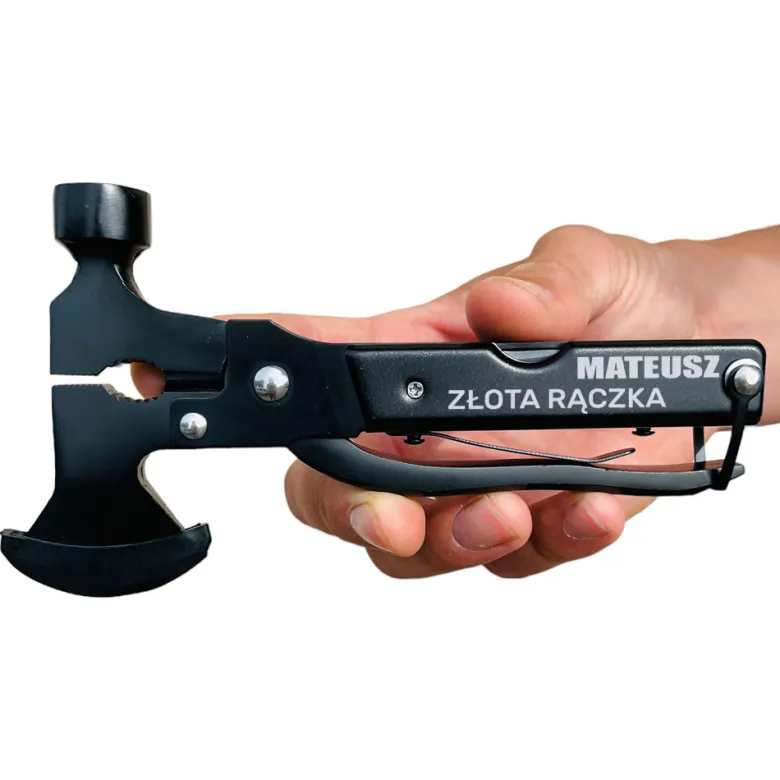 Multitool 17w1 z grawerem - prezent dla faceta chłopaka męża taty na urodziny święta