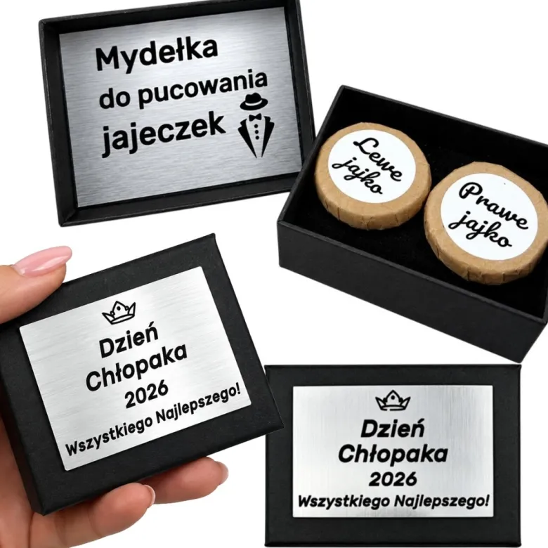 Mydełka Do Pucowania Jajeczek - Śmieszny Prezent na Dzień Chłopaka dla Kolegów z Pracy Szkoły Praca Szkoła