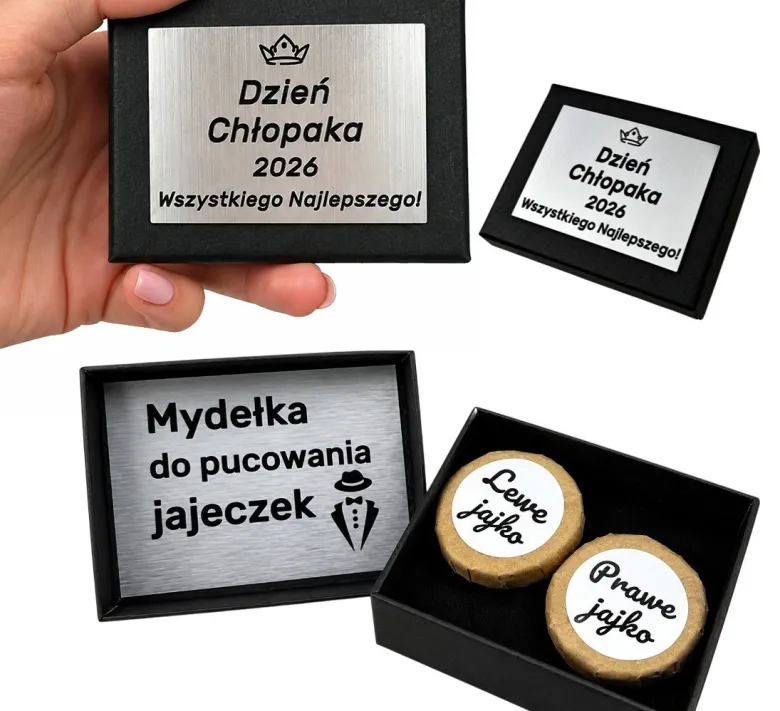 Mydełka Do Pucowania Jajeczek - Śmieszny Prezent na Dzień Chłopaka dla Kolegów z Pracy Szkoły Praca Szkoła