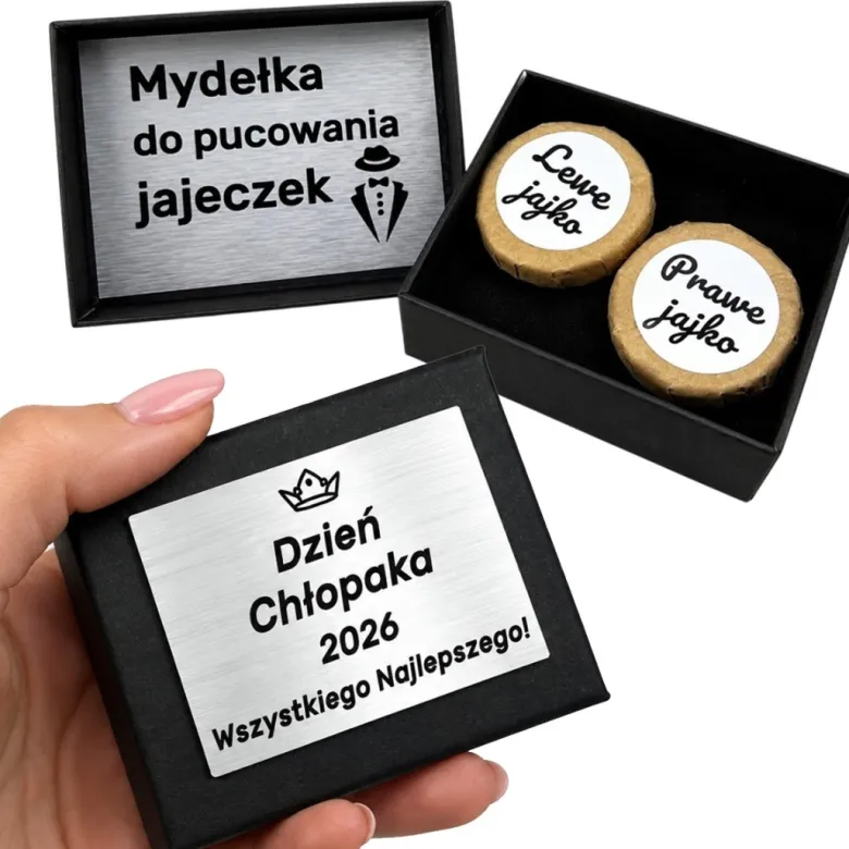Mydełka Do Pucowania Jajeczek - Śmieszny Prezent na Dzień Chłopaka dla Kolegów z Pracy Szkoły Praca Szkoła