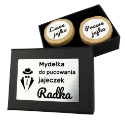 Mydełka do Pucowania Jajeczek - Śmieszny Prezent dla Niego Męża Chłopaka Faceta Mężczyzny na Walentynki Urodziny Święta