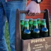 Nosidło na piwo drewniane z grawerem dla Taty