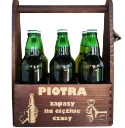 Nosidło na Piwo z Grawerem i Otwieraczem - smieszny prezent dla faceta chłopaka