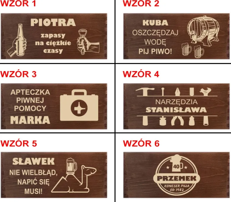 Nosidło na Piwo z Grawerem i Otwieraczem - smieszny prezent dla faceta chłopaka