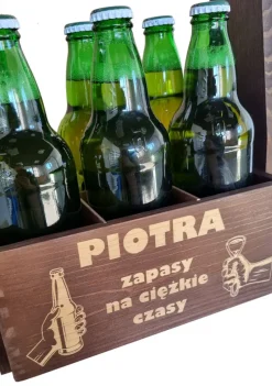 Nosidło na Piwo z Grawerem i Otwieraczem - smieszny prezent dla faceta chłopaka
