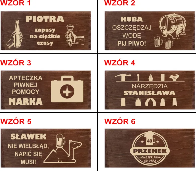 Nosidło na Piwo z Grawerem i Otwieraczem - smieszny prezent na urodziny dla faceta chłopaka
