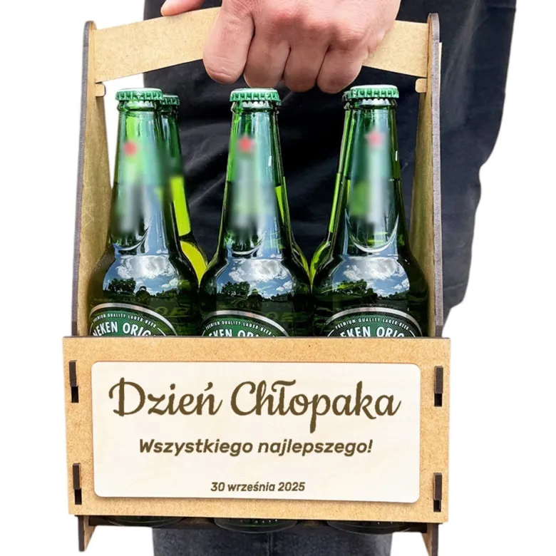 Nosidło na Piwo z Grawerem - Prezent na Dzień Chłopaka dla kolegi z pracy