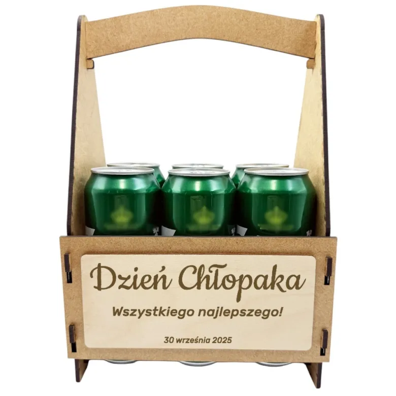 Nosidło na Piwo z Grawerem - Prezent na Dzień Chłopaka dla kolegi z pracy