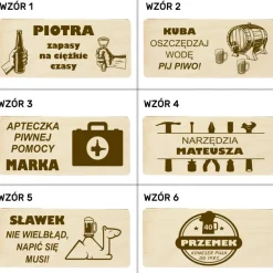 Nosidło na Piwo z Grawerem - prezent dla faceta chłopaka męża na urodziny święta