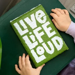 Notes z cekinami LIVE LIFE LOUD