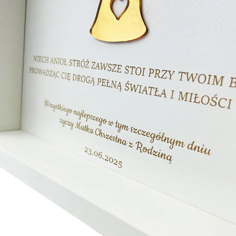 Pamiątka Chrztu Świętego - prezent na chrzest dla chłopca dziewczynki