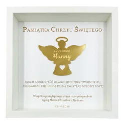 Pamiątka Chrztu Świętego - prezent na chrzest dla chłopca dziewczynki