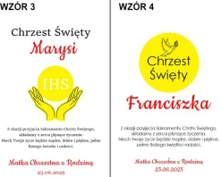 Pamiątka Chrztu Świętego - prezent na chrzest dla chłopca dziewczynki