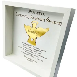 Pamiątka Pierwszej Komunii Świętej - prezent na Pierwszą Komunię Świętą dla chłopca dziewczynki
