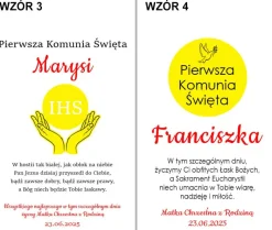 Pamiątka Pierwszej Komunii Świętej - prezent ramka na Pierwszą Komunię Świętą dla chłopca dziewczynki