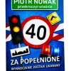 Personalizowana Kartka Urodzinowa Mandat - Prezent na 18 40 50 60 Urodziny dla Faceta Mężczyzny Chłopaka Taty