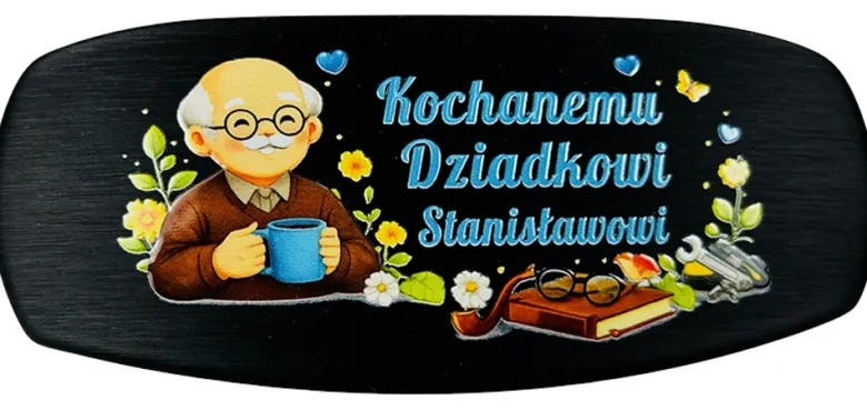 Personalizowane Etui na Okulary dla Dziadka - Prezent na Dzień Babci i Dziadka