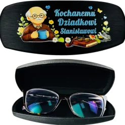Personalizowane Etui na Okulary dla Dziadka - Prezent na Dzień Babci i Dziadka