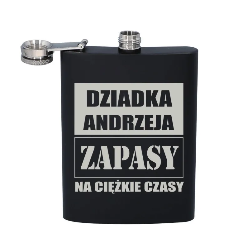 Piersiówka z Grawerem - prezent dla Dziadka na Dzień Dziadka