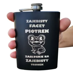 Piersiówka z Grawerem - prezent dla chłopaka męża taty na Święta