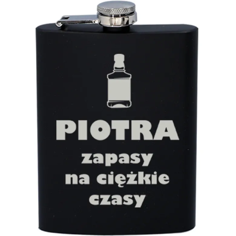 Piersiówka z Grawerem - prezent dla chłopaka męża taty na Święta